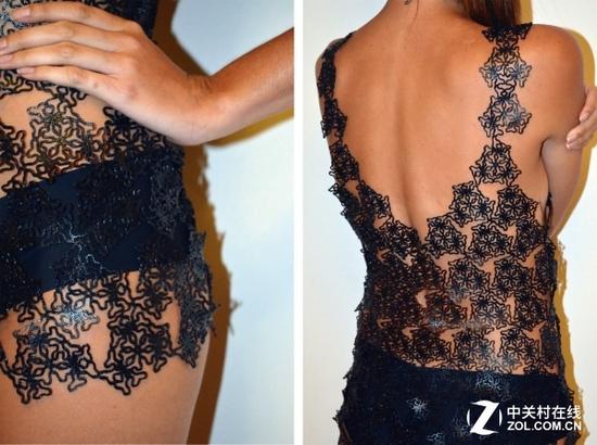 3d打印服裝技術_如此美艷性感的3D打印柔性時裝,你敢穿么?
