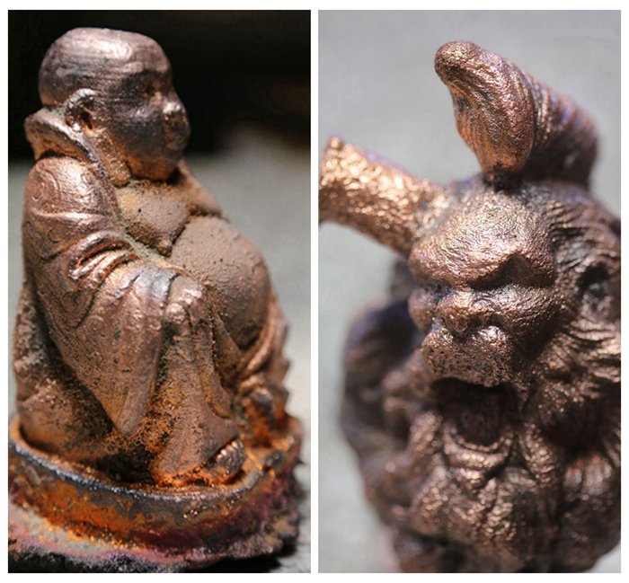 3D打印失模砂型技術(shù)鑄造金屬彌勒佛如此精細 打印精度令人贊嘆