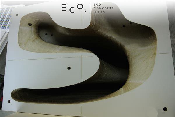 用紙材料3D打印實現高難度的混凝土造型