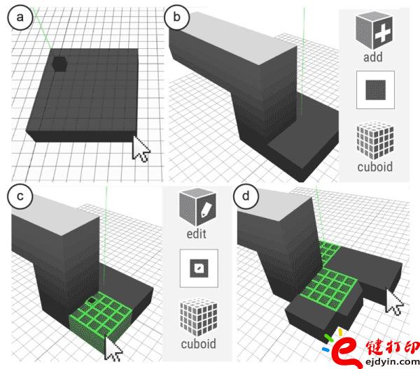 門把手建模,并添加Shearing Cells (綠色) [4D or 3D]3D打印技術(shù)升級版-3D打印可形變微結(jié)構(gòu)新鮮出爐